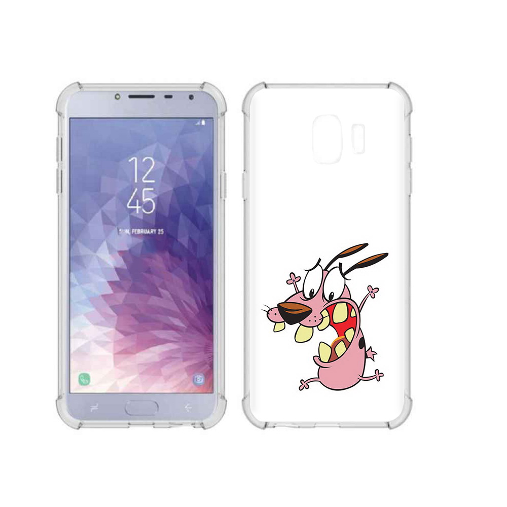 

Чехол MyPads Tocco для Samsung Galaxy J4 (2018) зубастый бобик, Прозрачный, Tocco