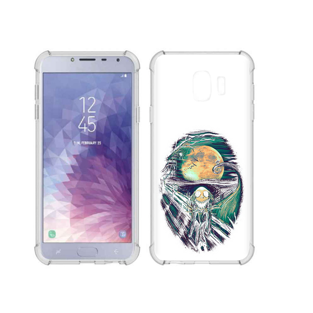 

Чехол MyPads Tocco для Samsung Galaxy J4 (2018) зубастое существо абстракция, Прозрачный, Tocco