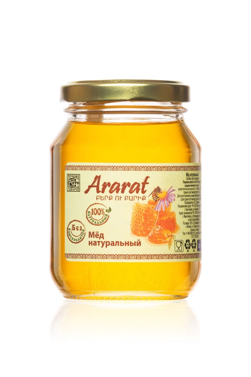 

Мед натуральный Ararat, 350 г х 2 шт, мед