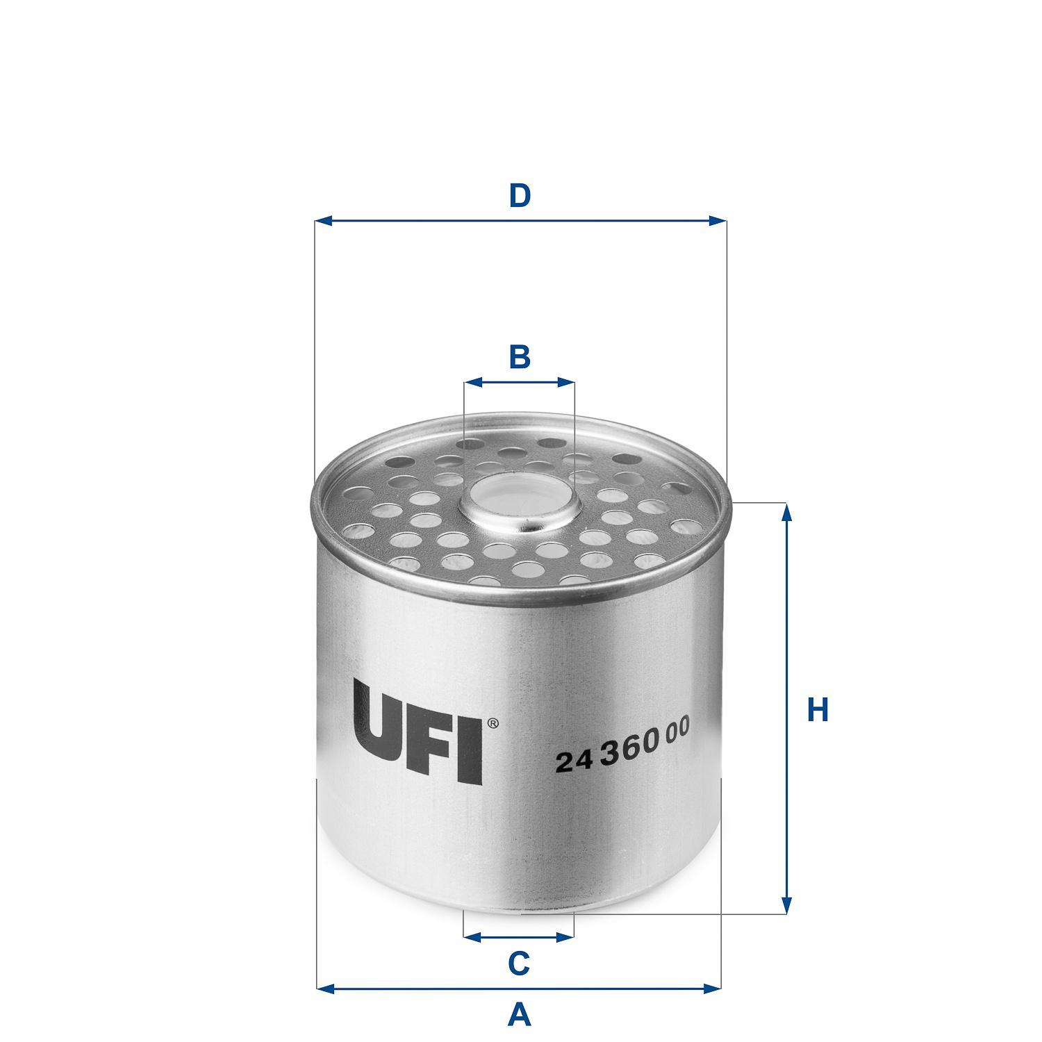 Фильтр топливный UFI 24.360.00