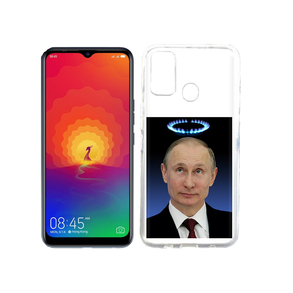 

Чехол MyPads Tocco для Tecno Spark 4 святой газ, Прозрачный, Tocco