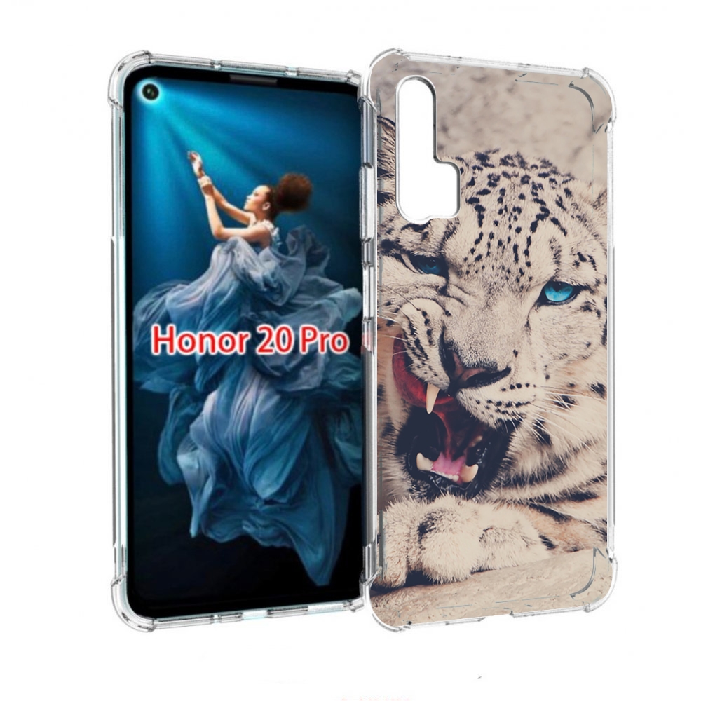 

Чехол бампер MyPads Барсюня для Honor 20 Pro противоударный, Прозрачный, Tocco