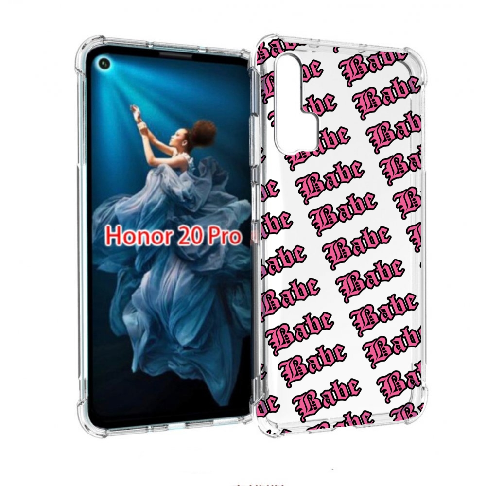 

Чехол бампер MyPads Бабе для Honor 20 Pro противоударный, Прозрачный, Tocco