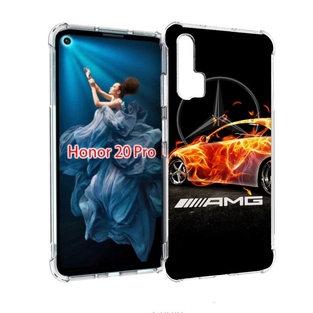 

Чехол бампер MyPads АМГ мужской для Honor 20 Pro противоударный, Прозрачный, Tocco