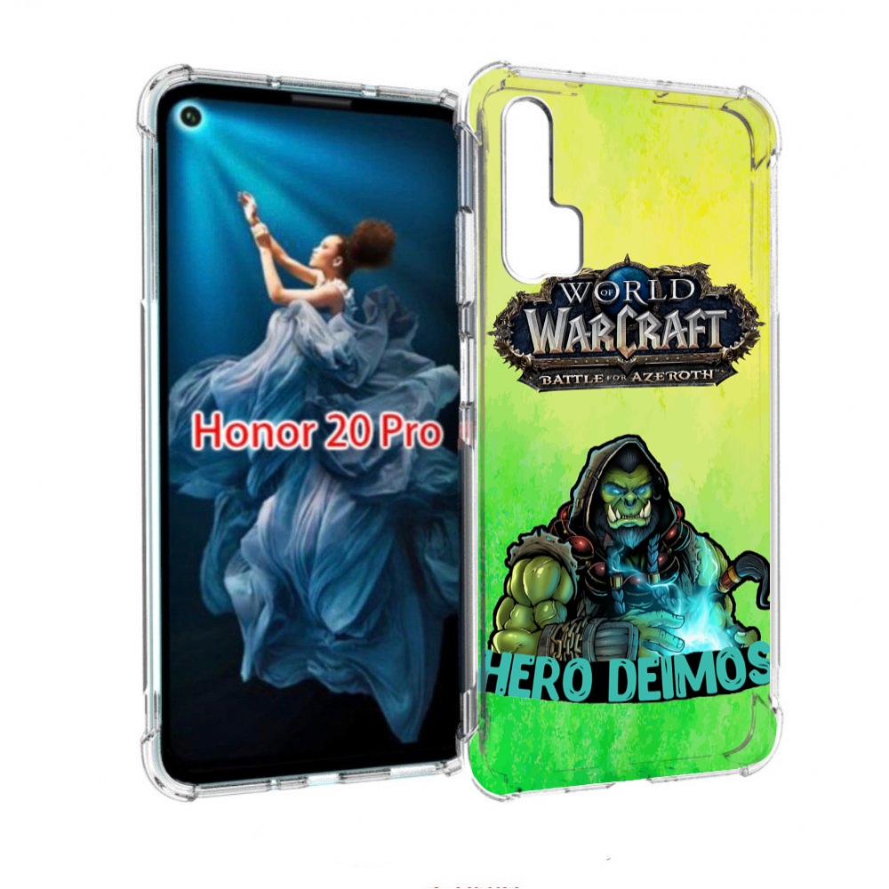 Чехол бампер MyPads world-of-warcraft мужской для Honor 20 Pro п