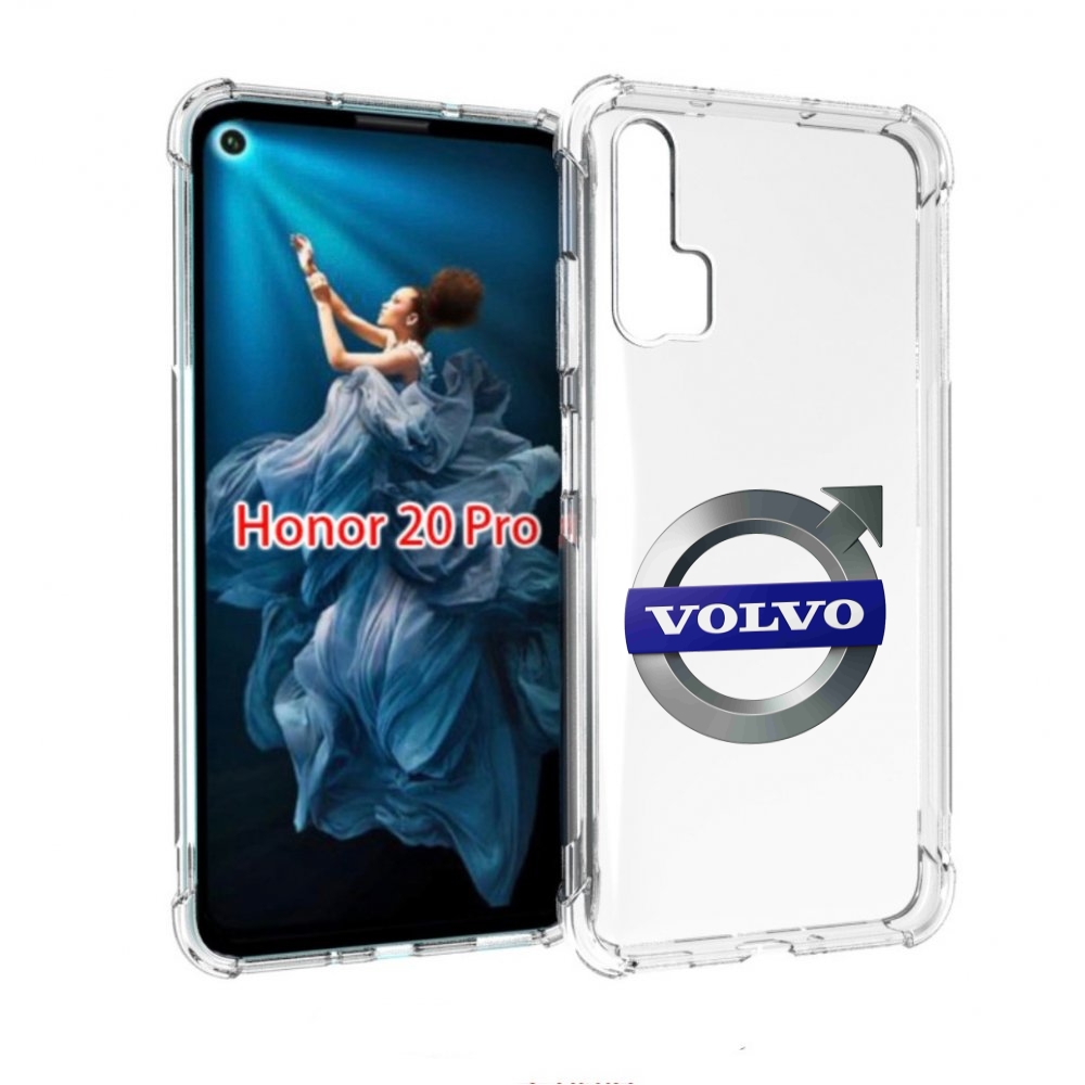 

Чехол бампер MyPads volvo мужской для Honor 20 Pro противоударный, Прозрачный, Tocco