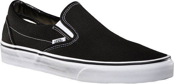 фото Слипоны мужские vans ua classic slipon черные 8 uk