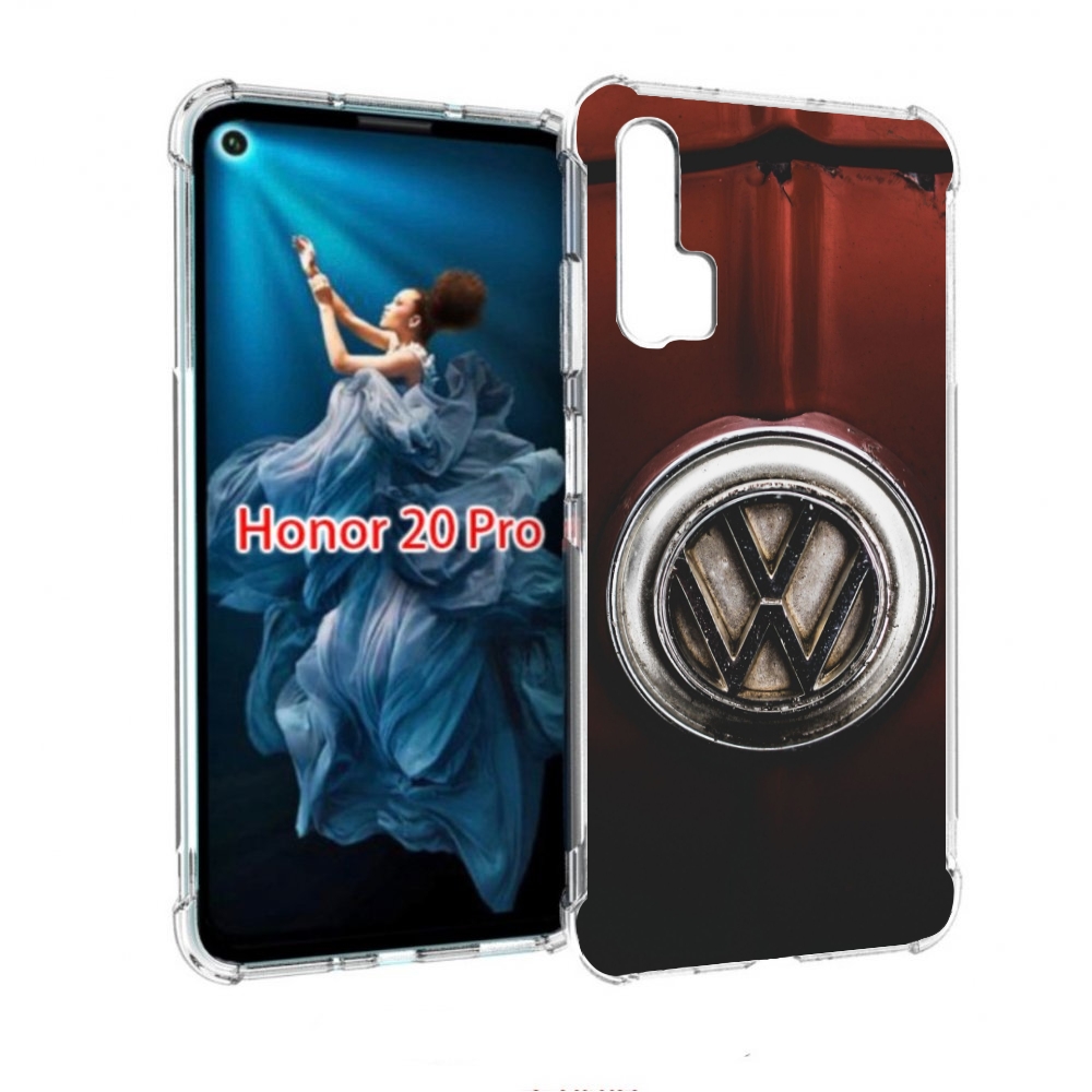 

Чехол бампер MyPads volkwagen фольскваген 1 мужской для Honor 20, Прозрачный, Tocco