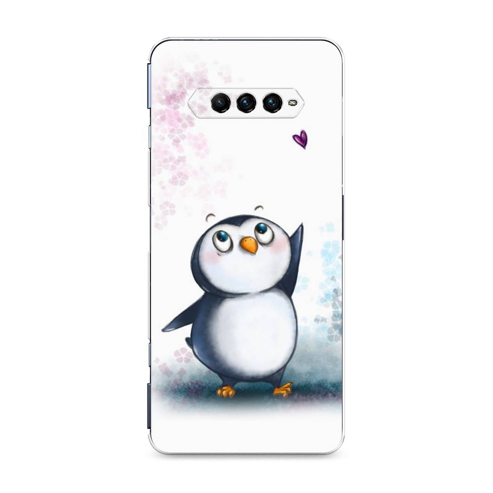 

Чехол Awog на Xiaomi Black Shark 4 pro "Пингвин и сердечко", Белый, 317650-1