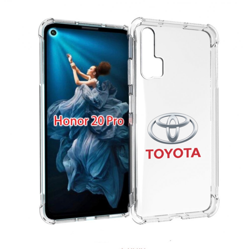 

Чехол бампер MyPads toyota-тоиота-4 мужской для Honor 20 Pro пр, Прозрачный, Tocco