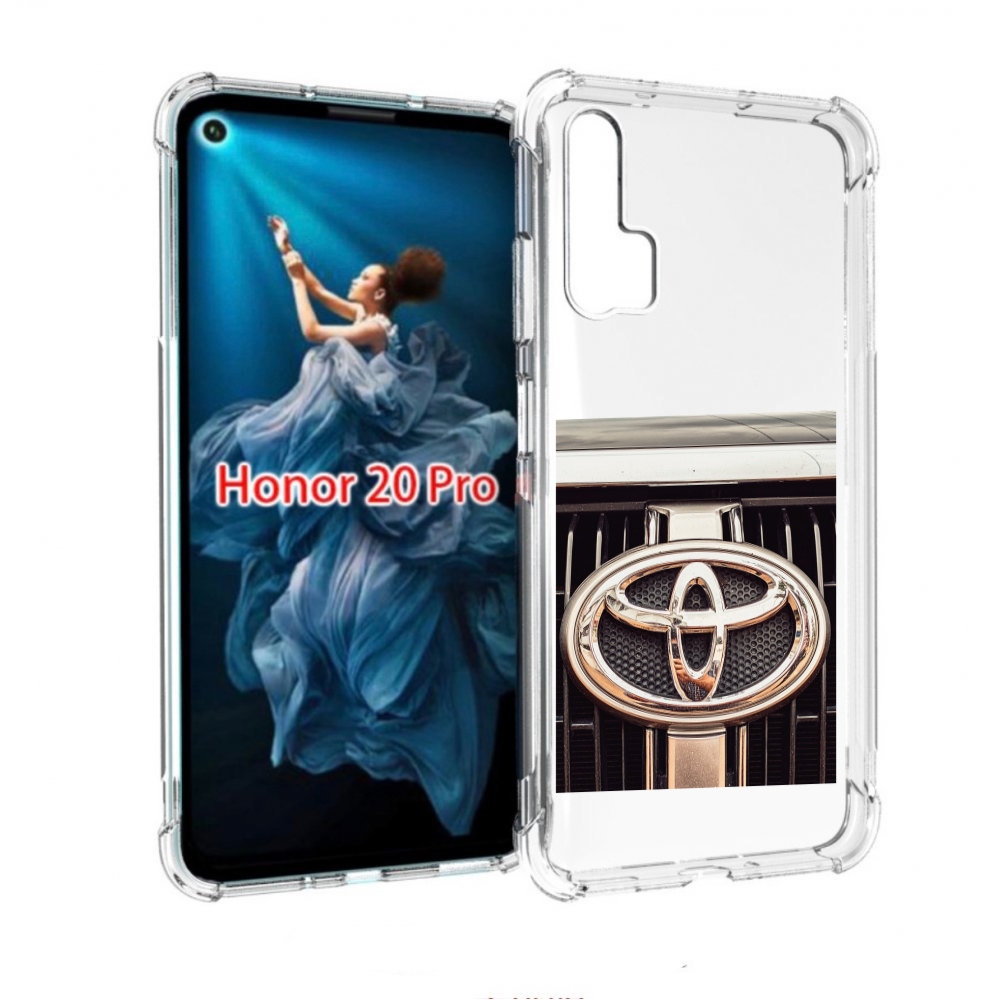 

Чехол бампер MyPads toyota тоиота 3 для Honor 20 Pro противоуда, Прозрачный, Tocco