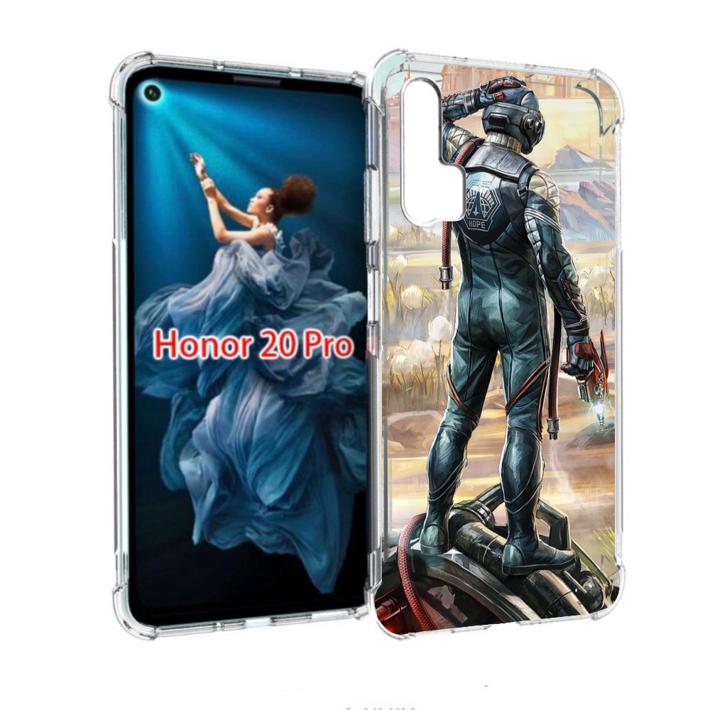 

Чехол бампер MyPads the-outer-worlds для Honor 20 Pro противоуда, Прозрачный, Tocco