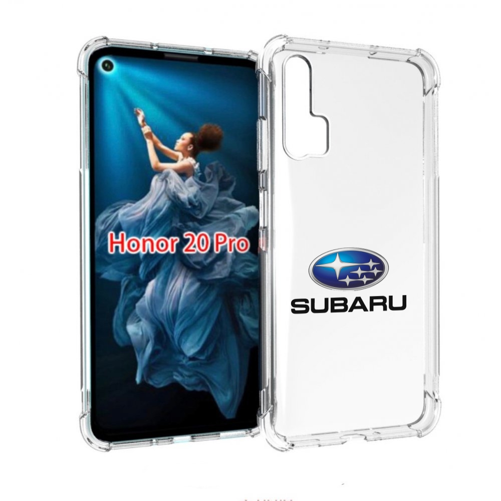 

Чехол бампер MyPads subaru-4 мужской для Honor 20 Pro противоуда, Прозрачный, Tocco