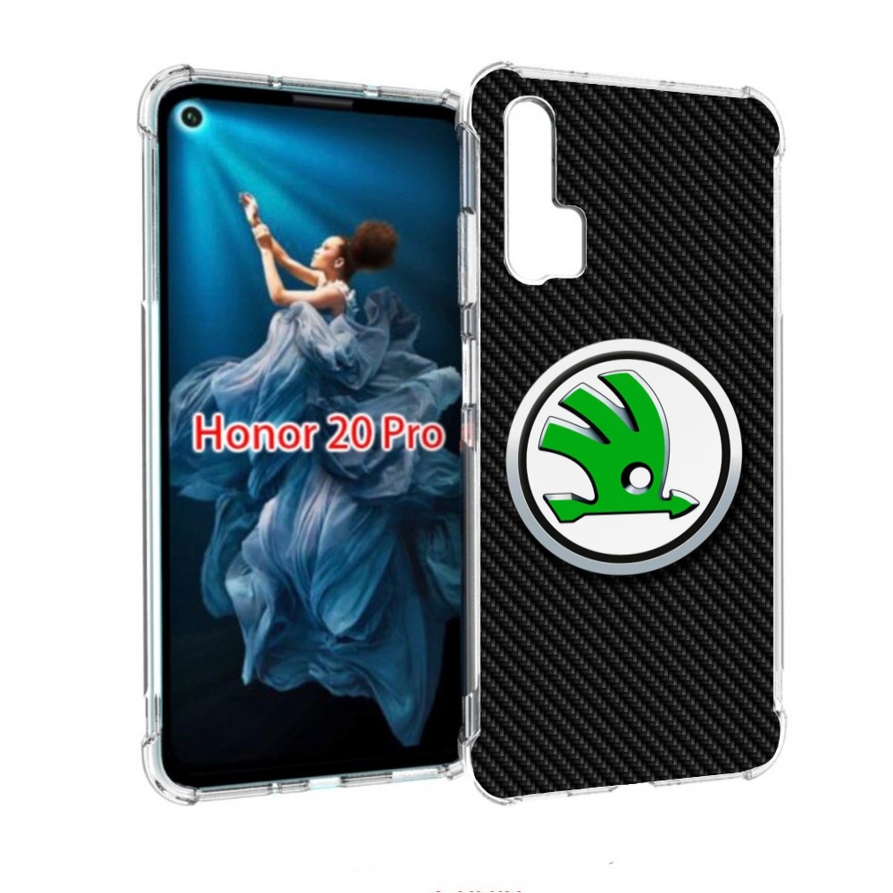 

Чехол бампер MyPads skoda шкода 2 для Honor 20 Pro противоударный, Прозрачный, Tocco