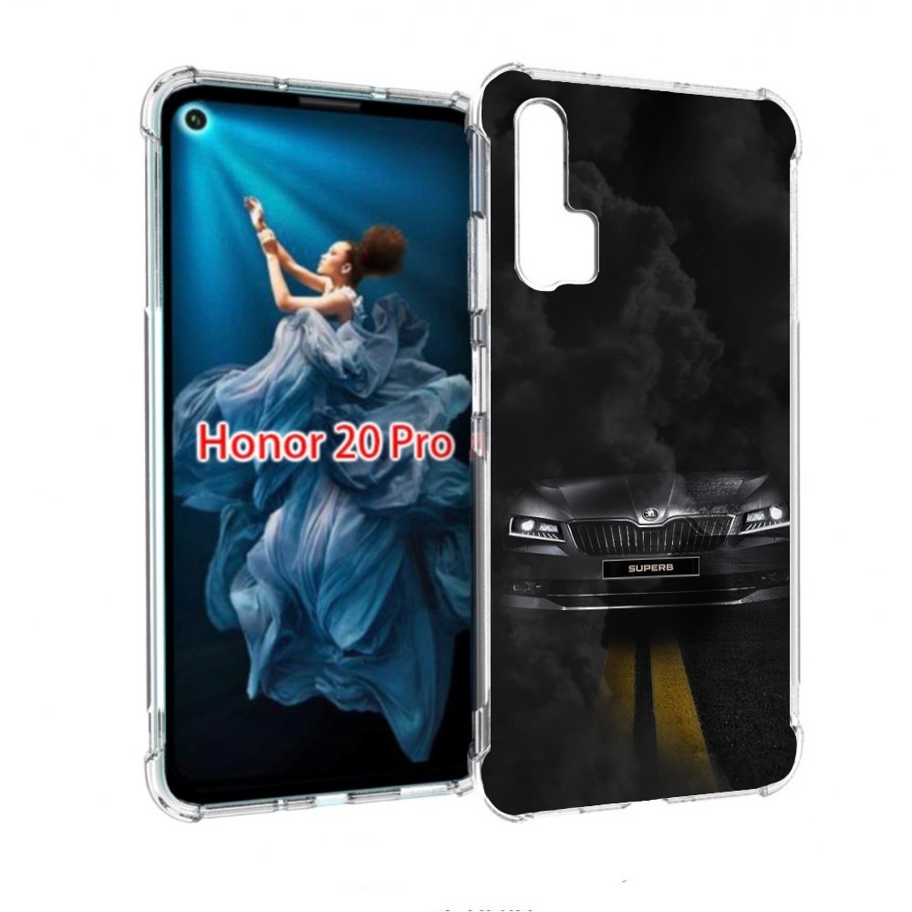 

Чехол бампер MyPads skoda шкода 1 для Honor 20 Pro противоударный, Прозрачный, Tocco