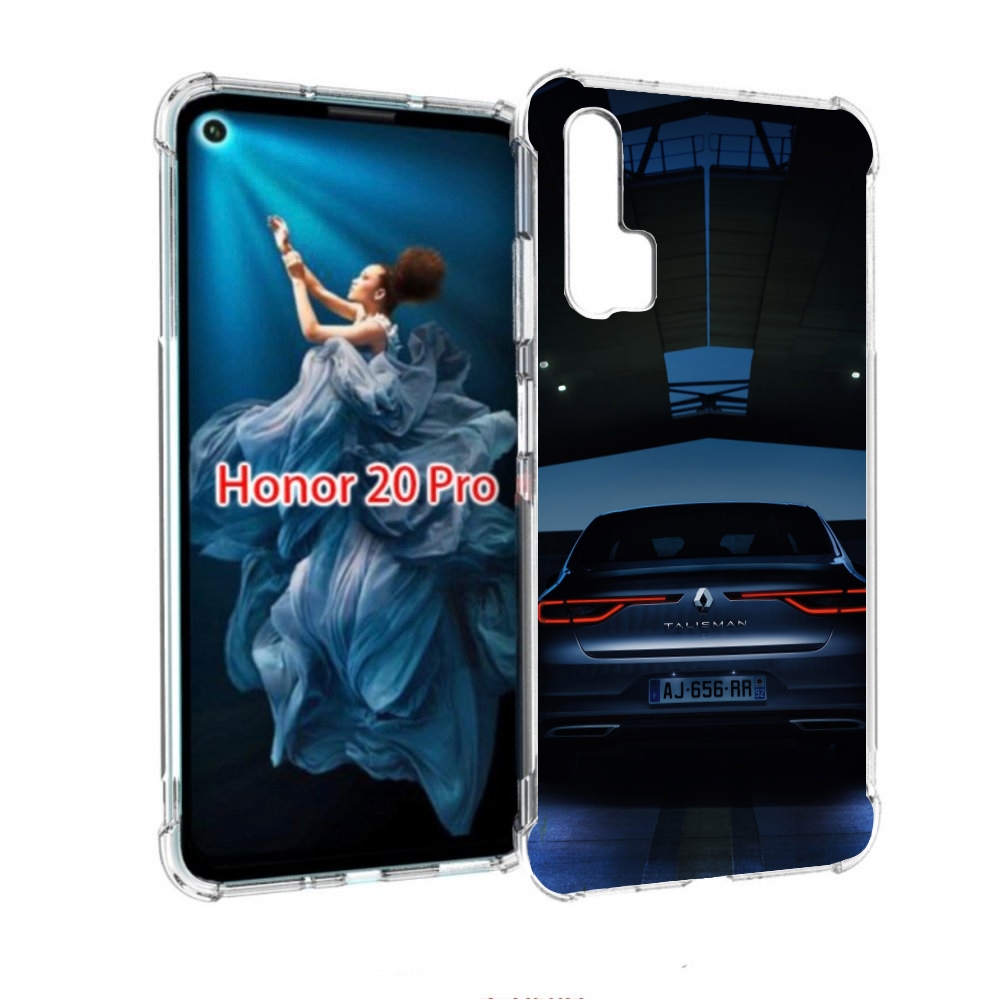 

Чехол бампер MyPads renault рено 1 для Honor 20 Pro противоударный, Прозрачный, Tocco