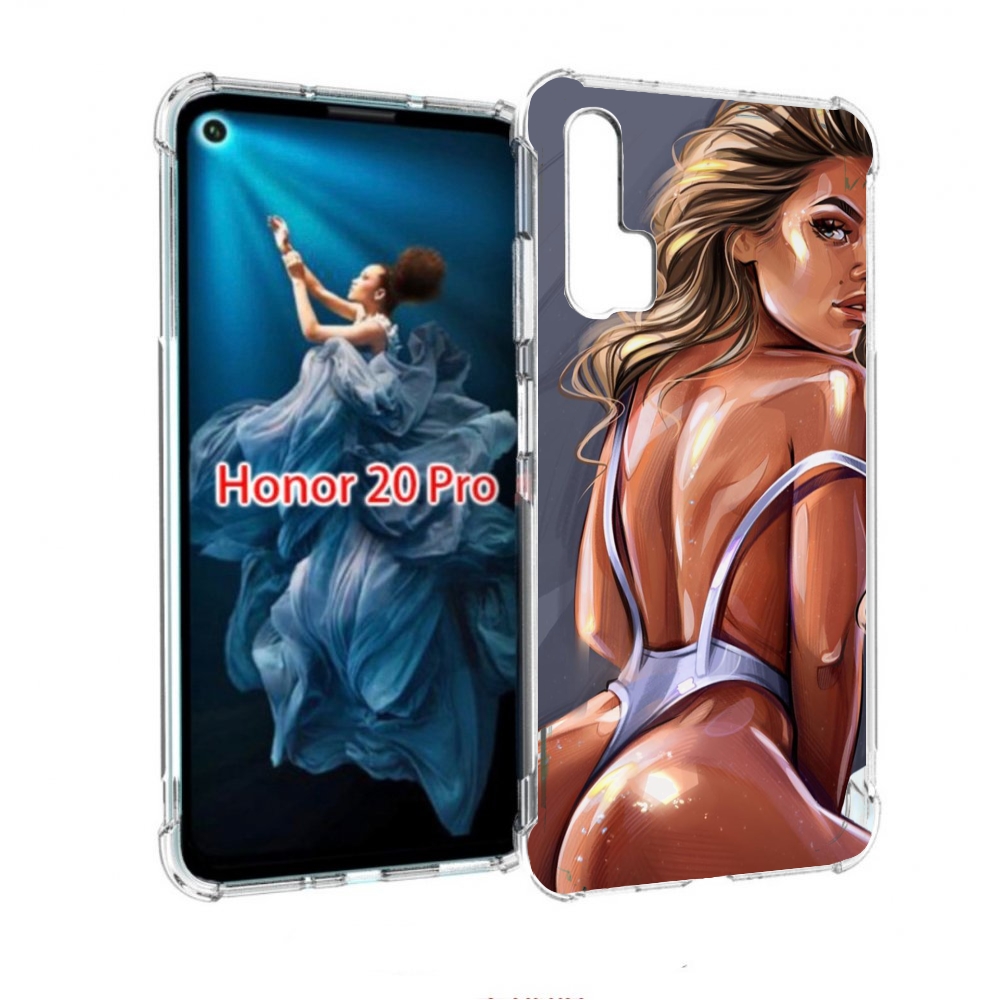 

Чехол бампер MyPads craigos-art для Honor 20 Pro противоударный, Прозрачный, Tocco