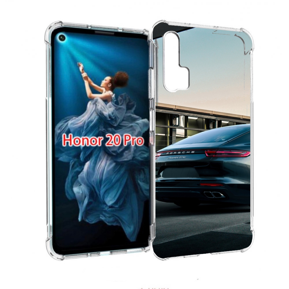 

Чехол бампер MyPads porsche порш 4 для Honor 20 Pro противоударный, Прозрачный, Tocco