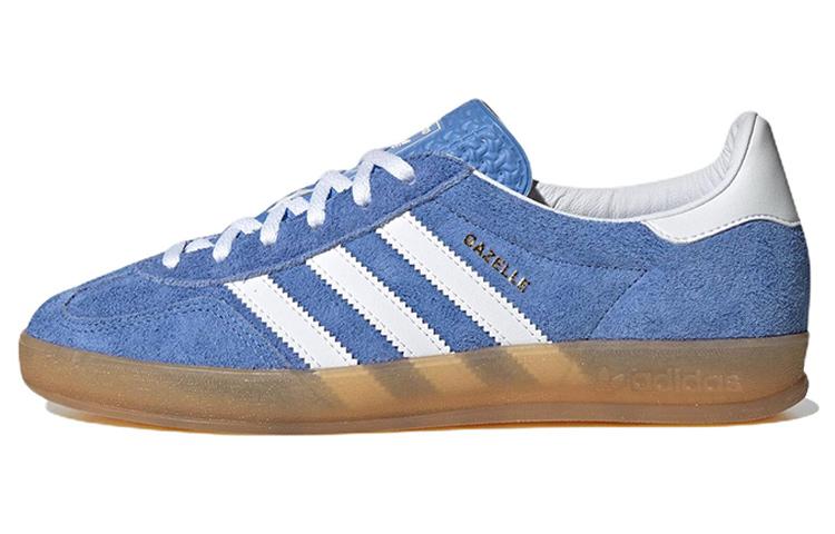 

Кеды унисекс Adidas Gazelle Indoor голубые 44 EU, Голубой, Gazelle Indoor