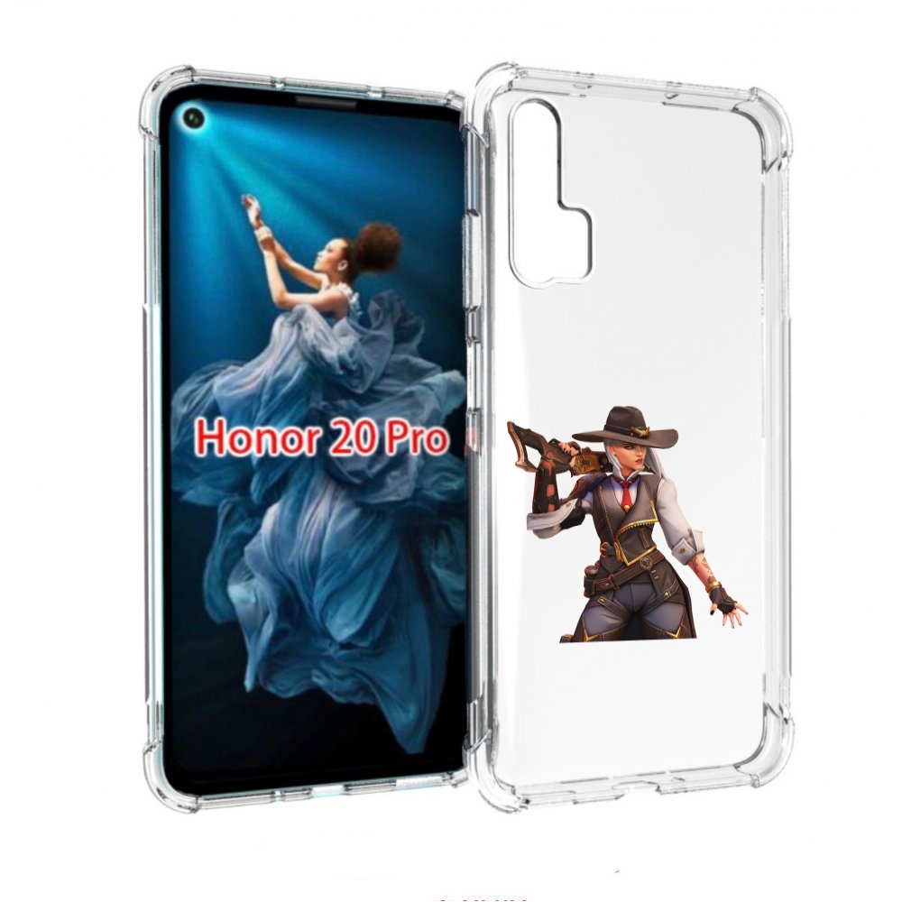 

Чехол бампер MyPads overwatch для Honor 20 Pro противоударный, Прозрачный, Tocco