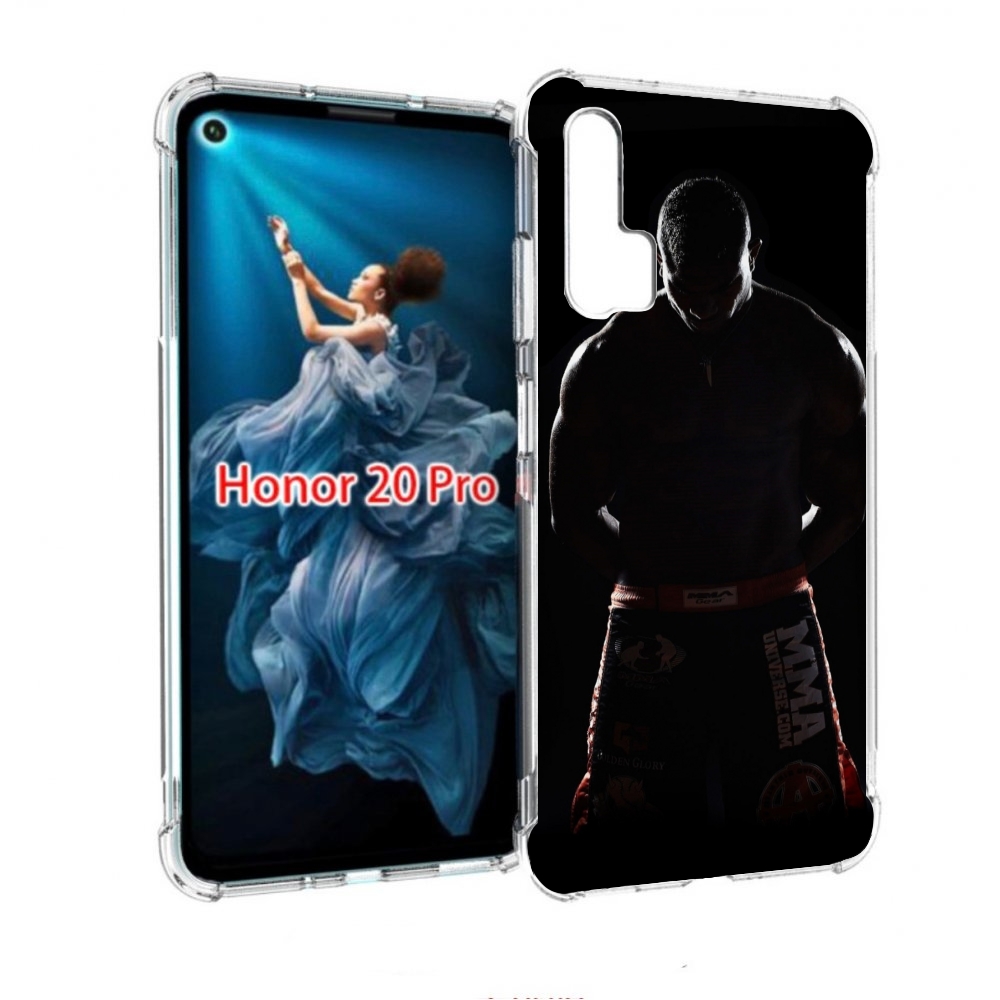 

Чехол бампер MyPads mma единоборства для Honor 20 Pro противоуда, Прозрачный, Tocco