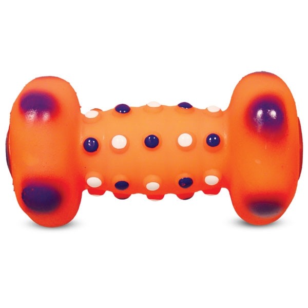 

Интерактивная игрушка для собак Triol Гантель, оранжевый, 16 см