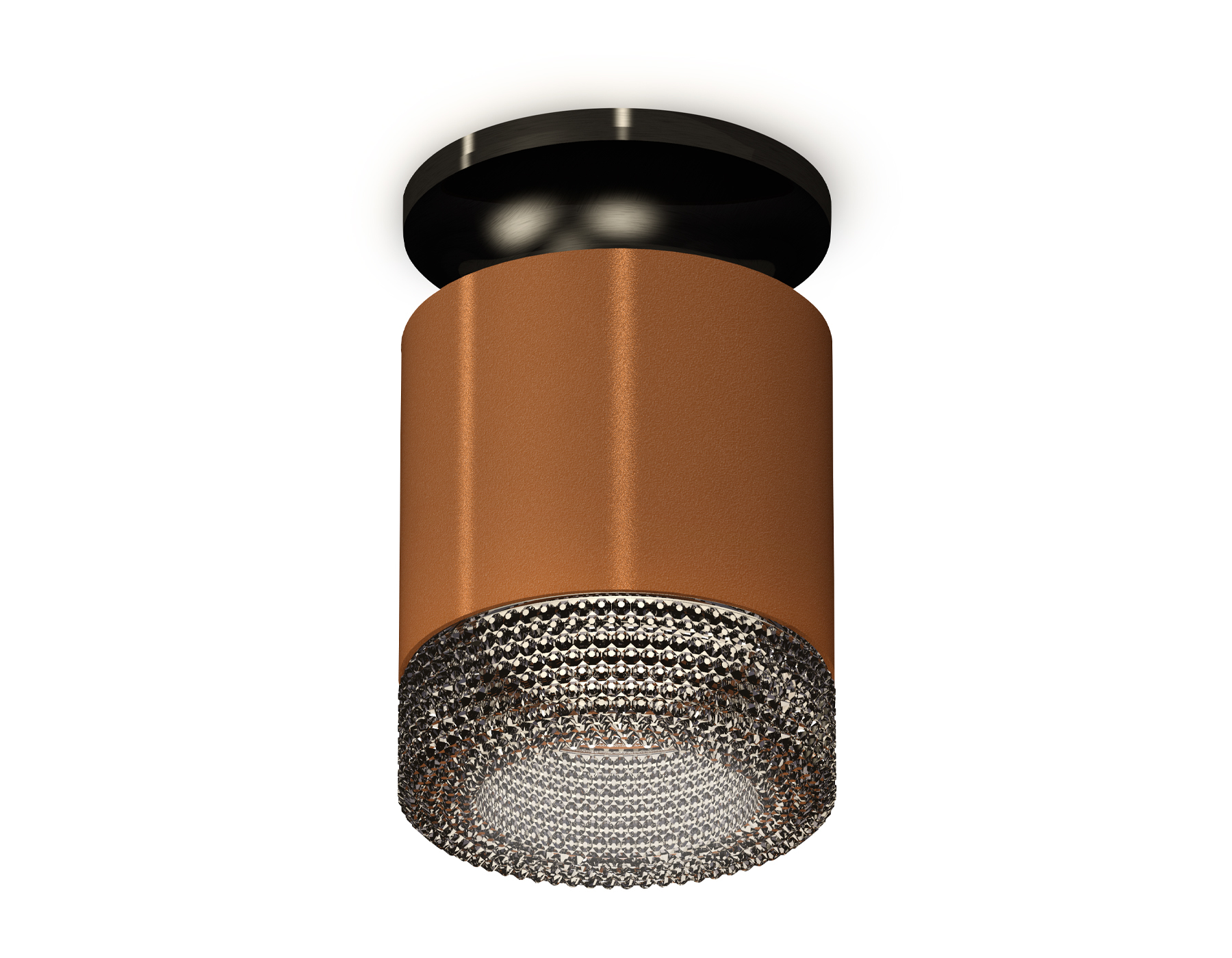 фото Комплект накладного светильника с композитным хрусталем xs7404102 scf/bk кофе песок/тониро ambrella light