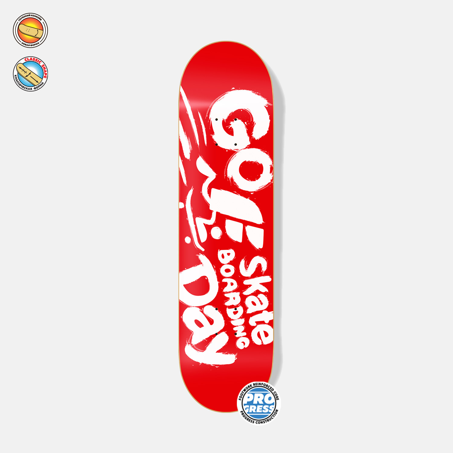 Дека Footwork Progress Go Skateboarding Day 8.125x31.625