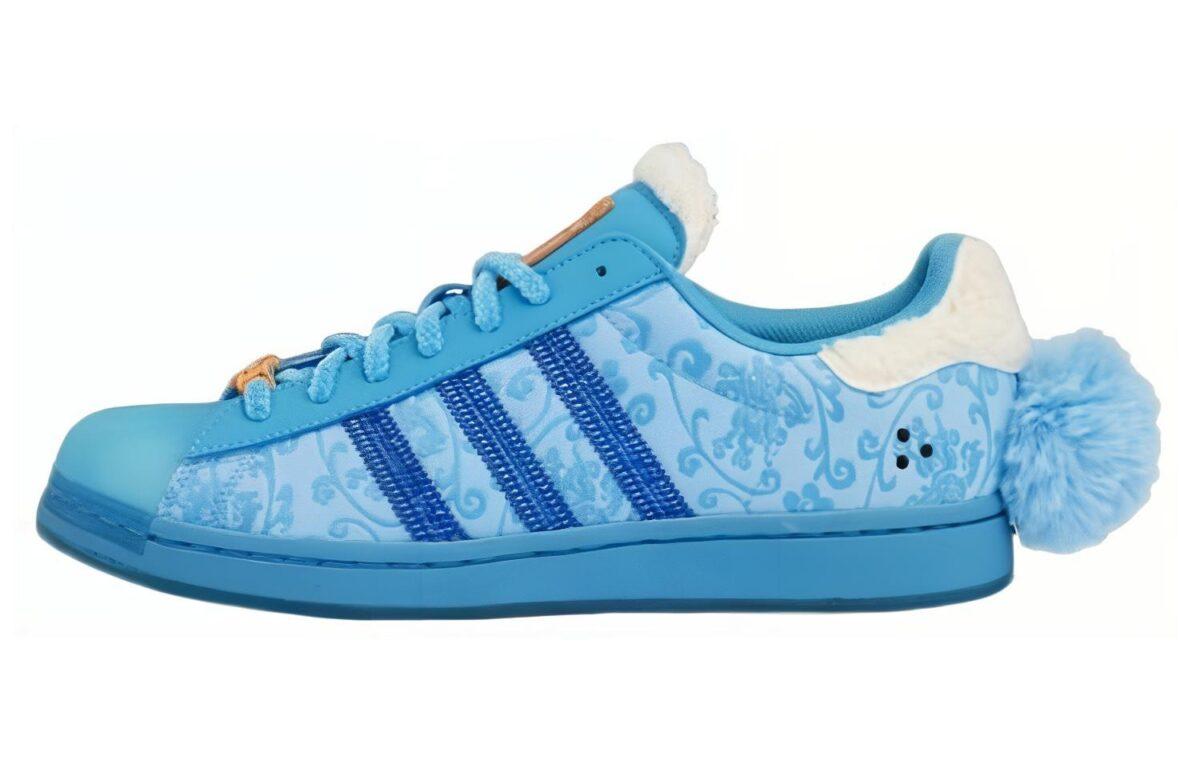 

Кеды унисекс Adidas melting sadness x adidas originals Superstar голубые 36 EU, Голубой, melting sadness x adidas originals Superstar