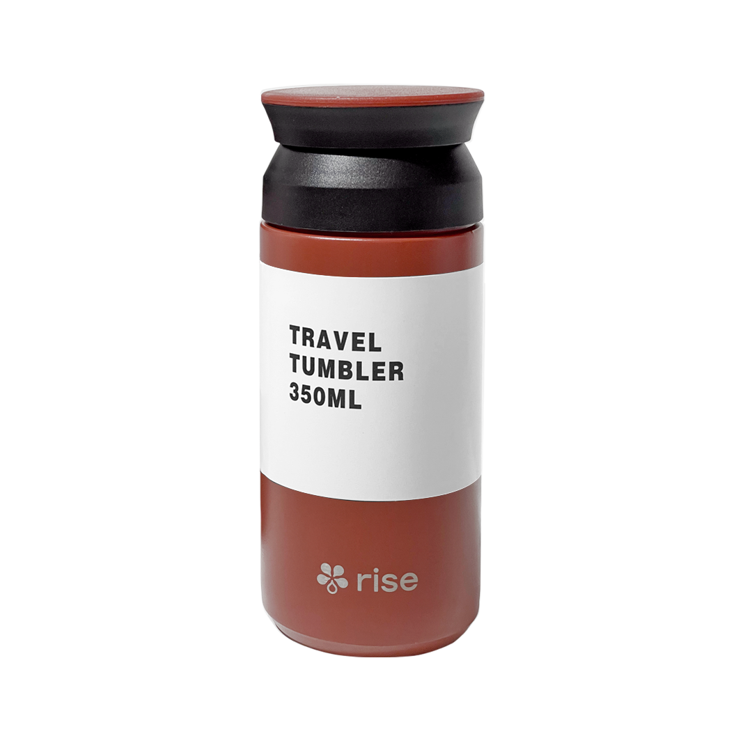 Термокружка Rise Travel Tumbler, красная, объемом 350 мл