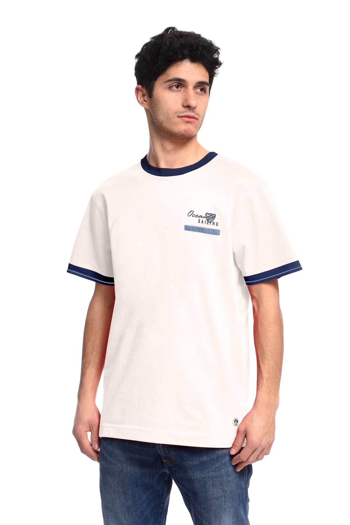 Футболка унисекс NAVY SAIL NYC6008 бежевая 3XL