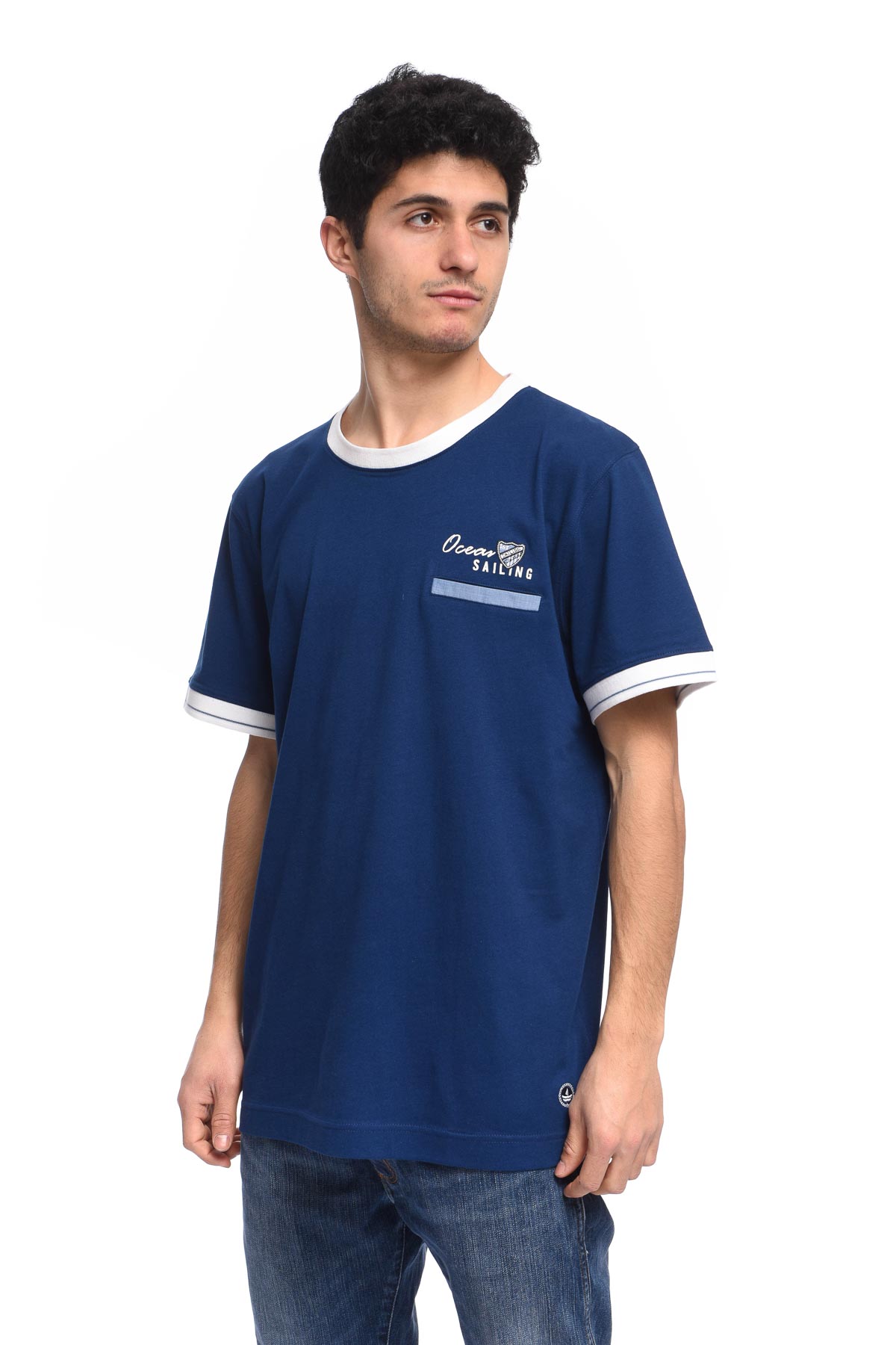 Футболка унисекс NAVY SAIL NYC6008 синяя 3XL