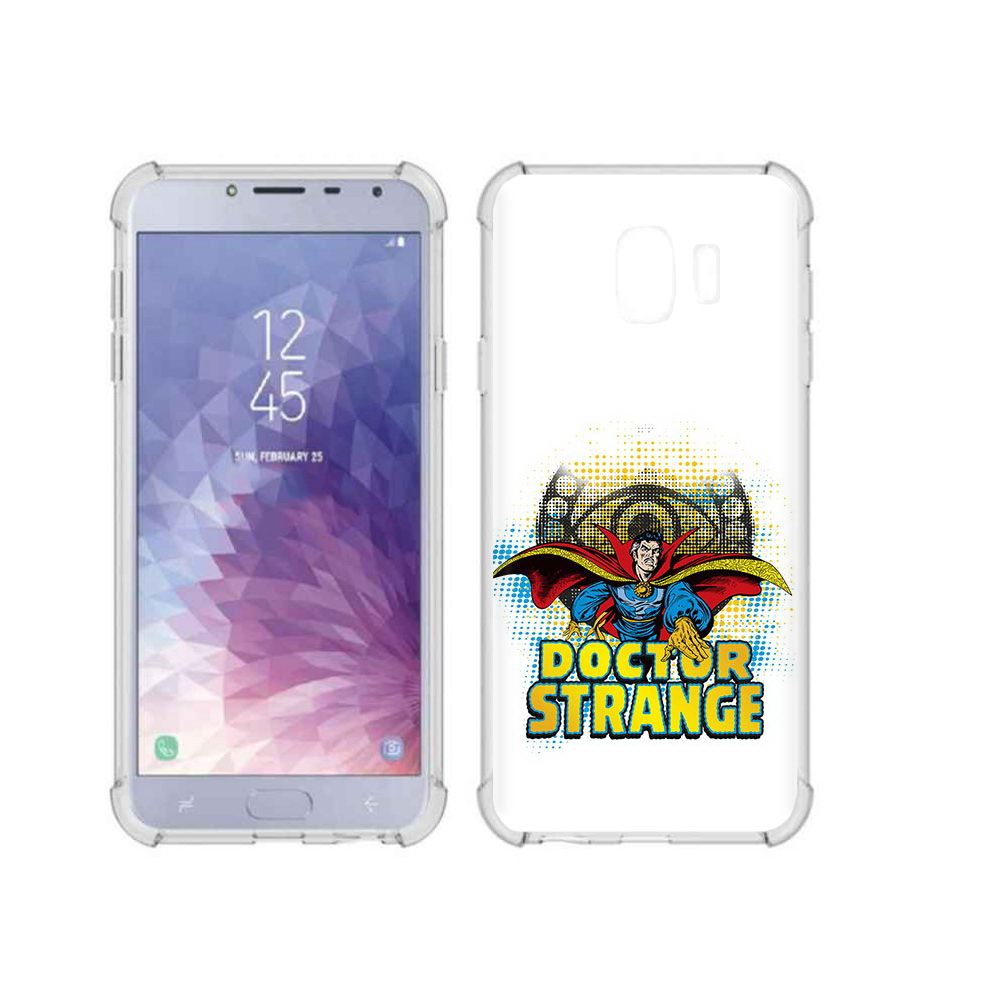 

Чехол MyPads Tocco для Samsung Galaxy J4 (2018) доктор стренж рисунок, Прозрачный, Tocco