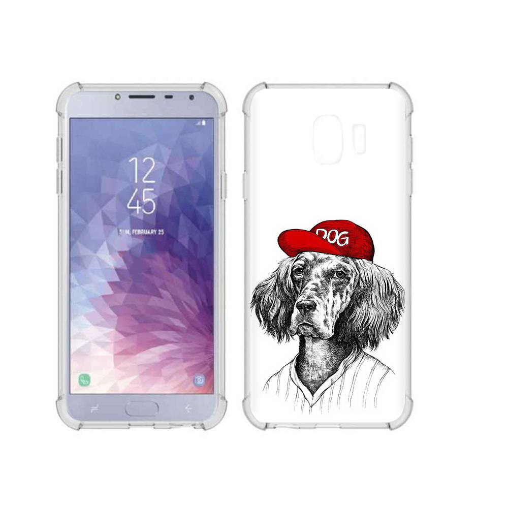 

Чехол MyPads Tocco для Samsung Galaxy J4 (2018) дог, Прозрачный, Tocco