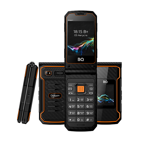 фото Мобильный телефон bq 2822 dragon black/orange