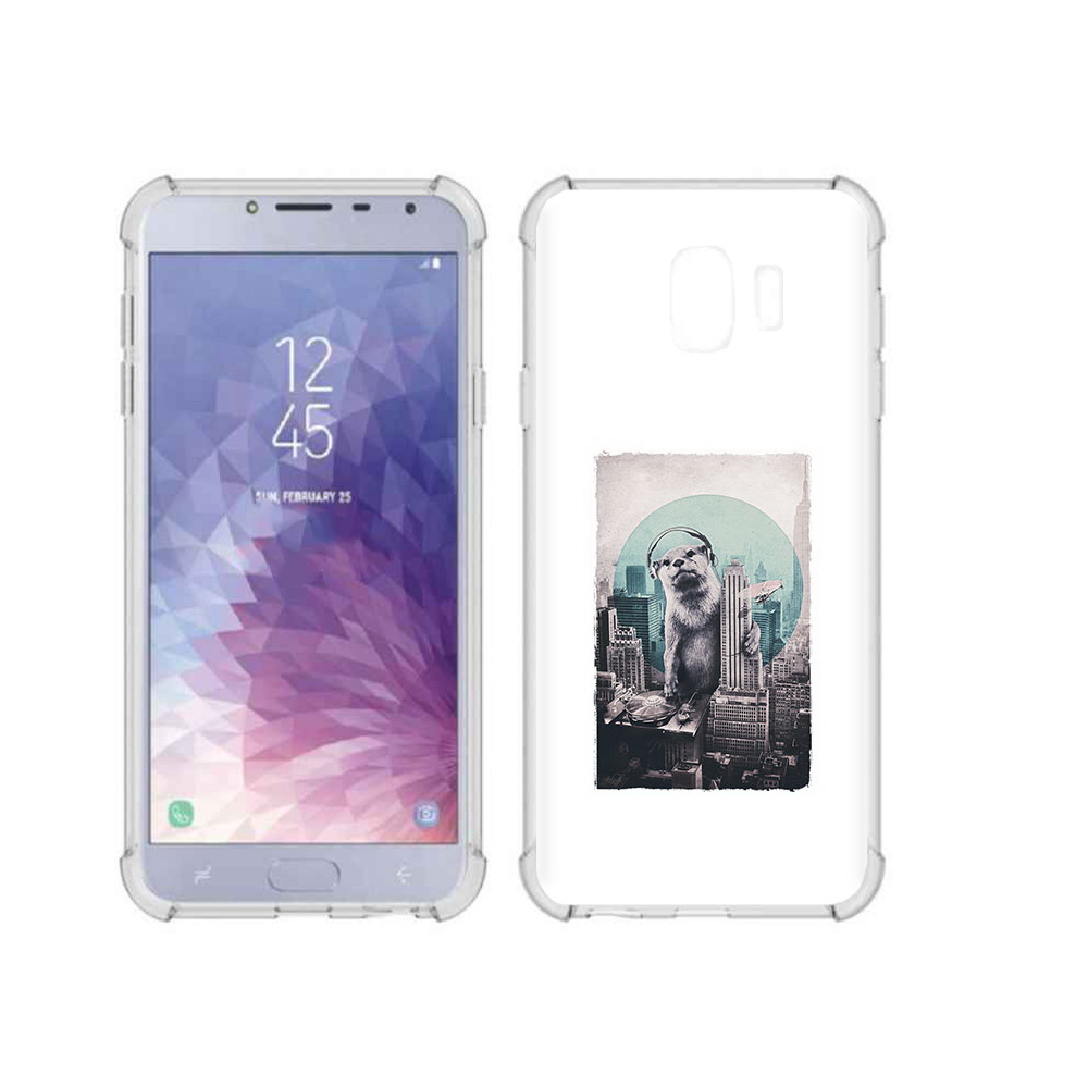 

Чехол MyPads Tocco для Samsung Galaxy J4 (2018) выдра в городе, Прозрачный, Tocco