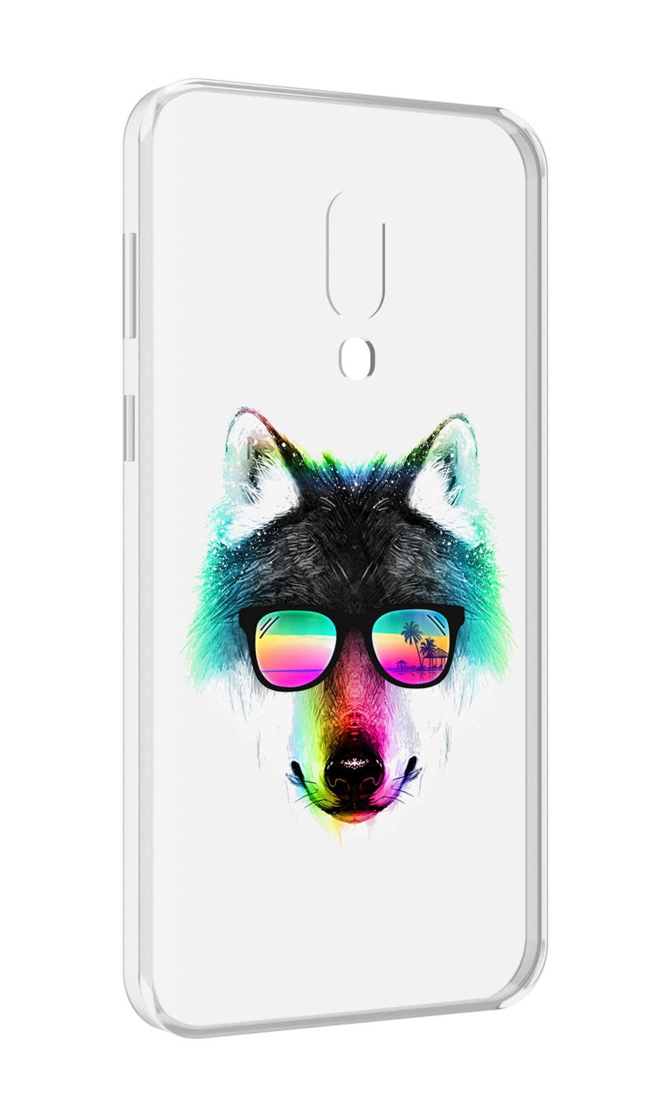 

Чехол MyPads радужный волк для Meizu 16 Plus / 16th Plus, Прозрачный, Tocco