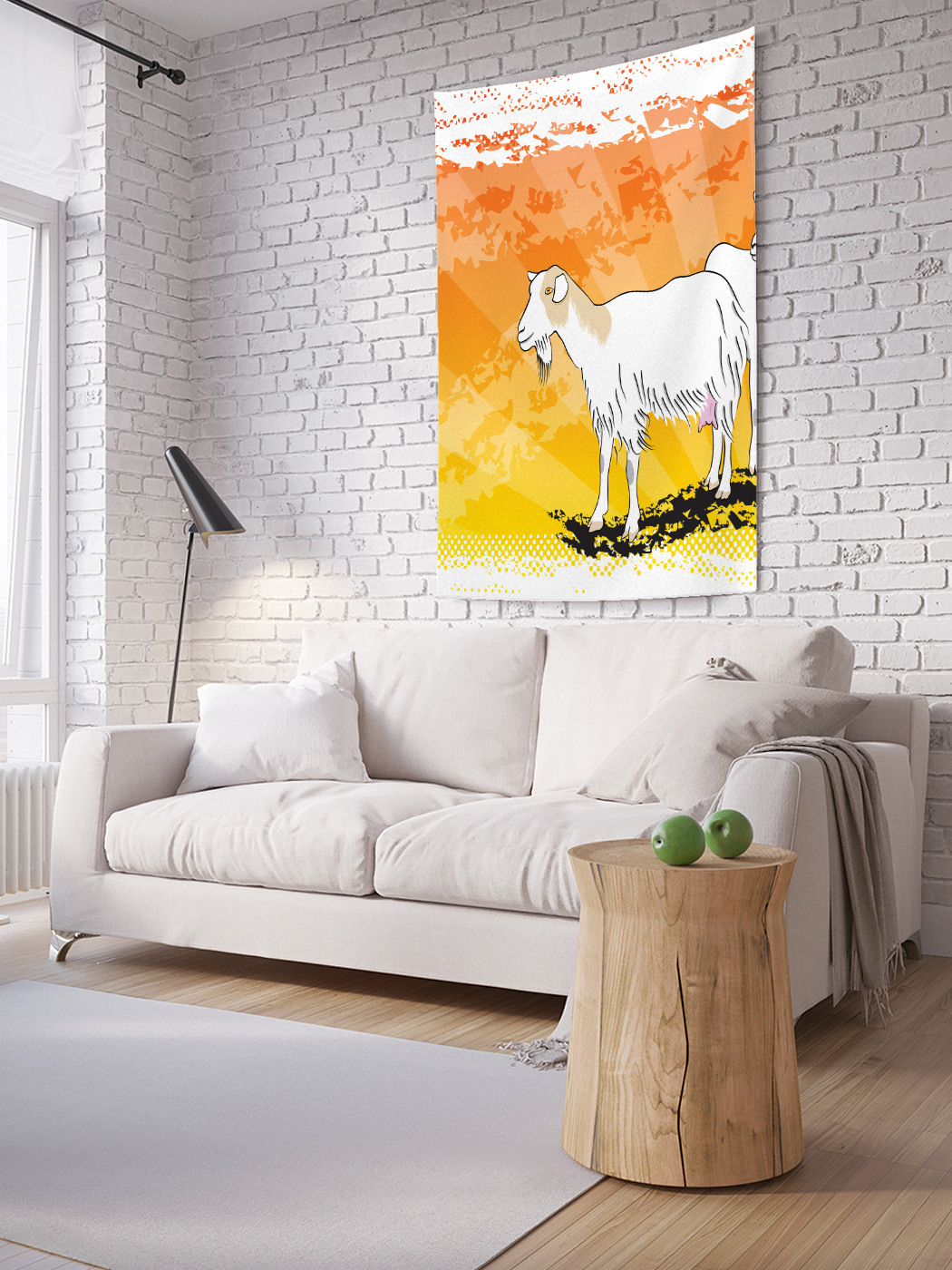 

Вертикальное фотопанно на стену JoyArty Горные козы 150x200 см, Горные козы