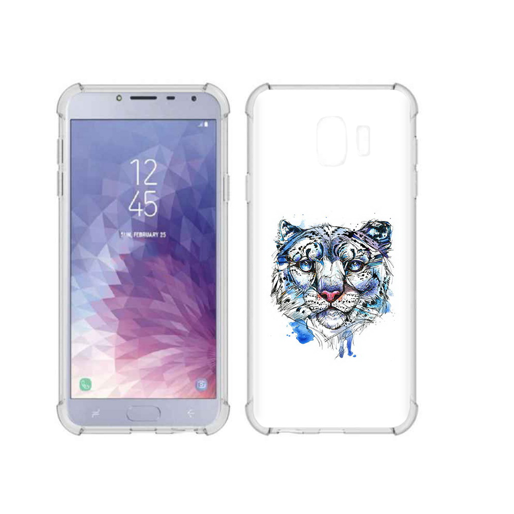

Чехол MyPads Tocco для Samsung Galaxy J4 (2018) водяной тигр, Прозрачный, Tocco