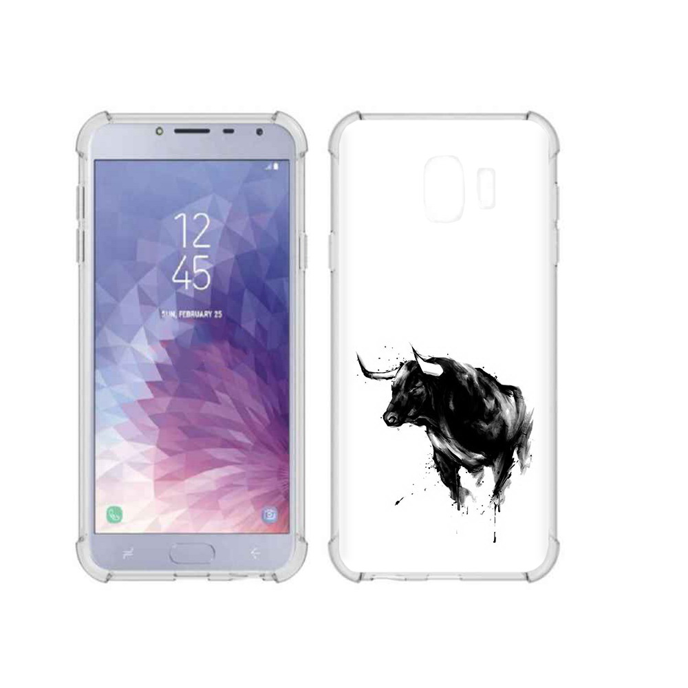

Чехол MyPads Tocco для Samsung Galaxy J4 (2018) бык, Прозрачный, Tocco