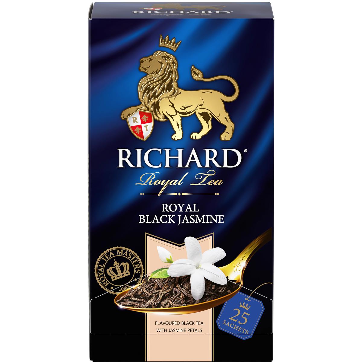 

Чай Richard Royal Black Jasmine черный с жасмином 25 пакетиков