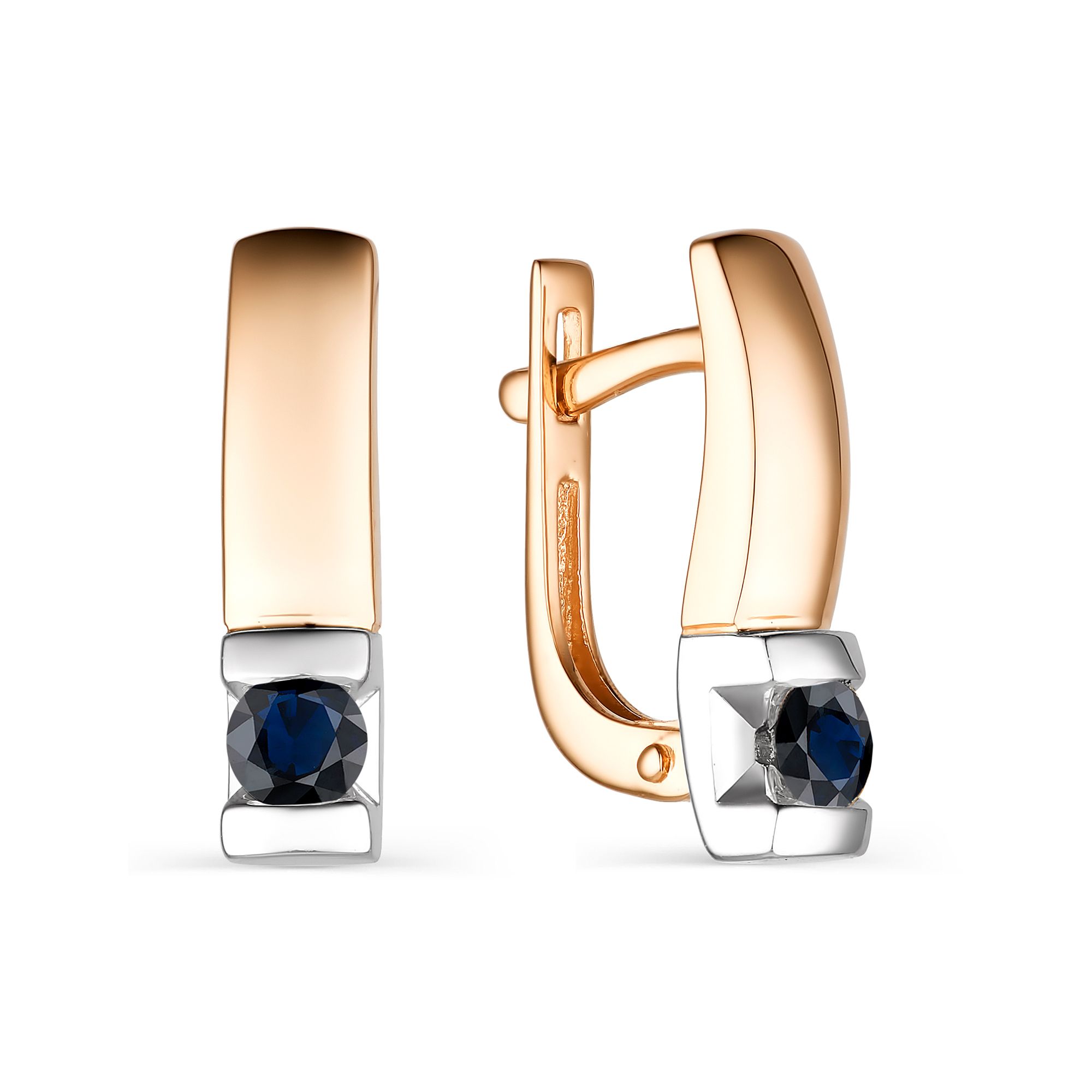

Серьги из красного золота с сапфиром АЛЬКОР 23779-102, 23779-102