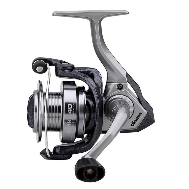 

Катушка Okuma Azaki 40 с плетеной леской, Серый, Azaki 40