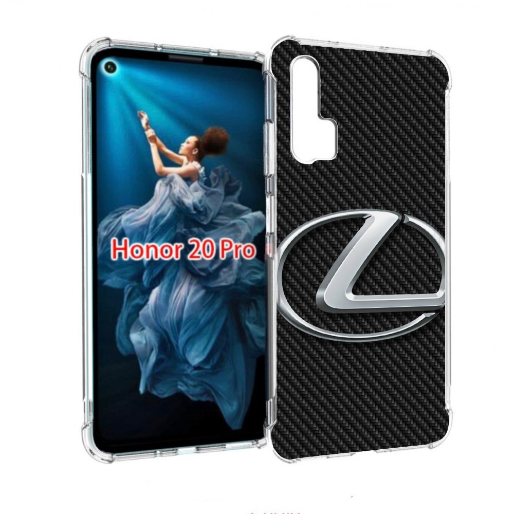 

Чехол бампер MyPads lexus лексус 3 для Honor 20 Pro противоударный, Прозрачный, Tocco