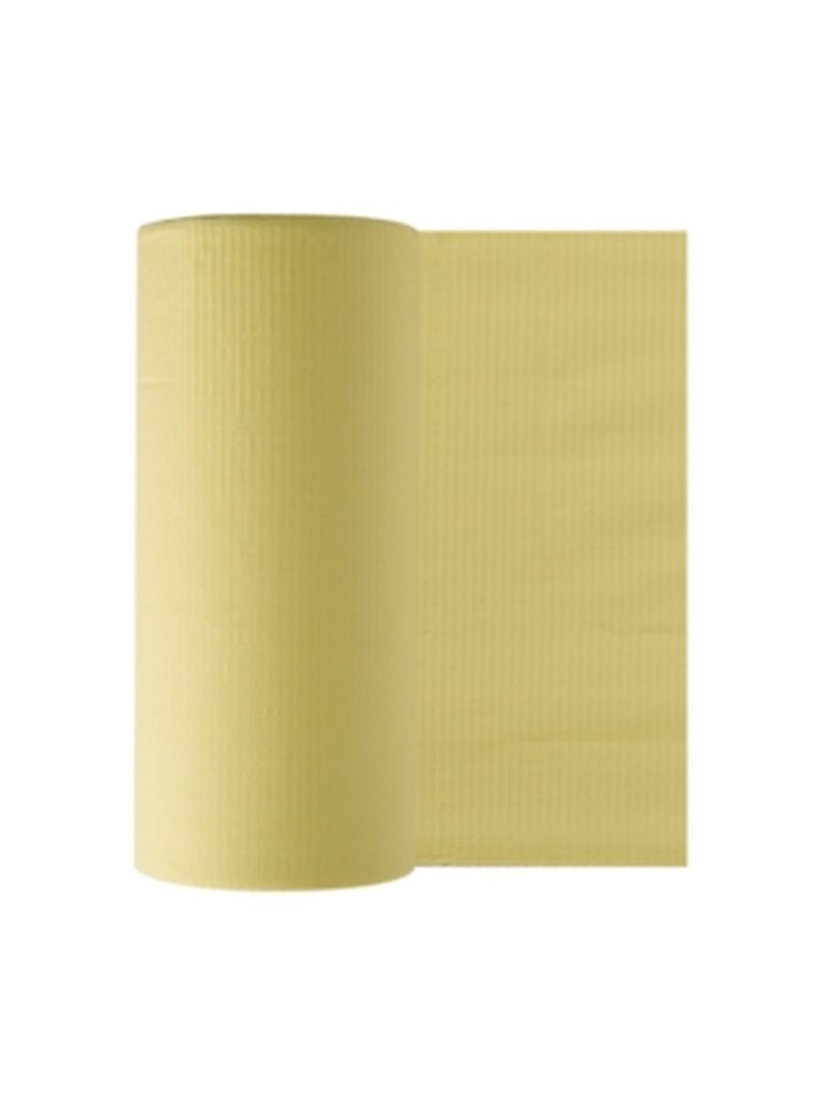 Фартук PG30 Monoart бумажно-полиэтиленовый для пациентов жёлтый 61х53 см. 80 шт