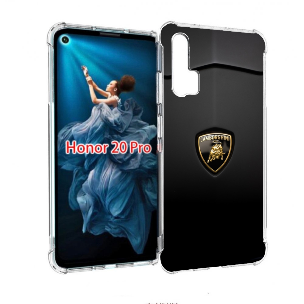 

Чехол бампер MyPads lamborghini ламба 3 для Honor 20 Pro противо, Прозрачный, Tocco