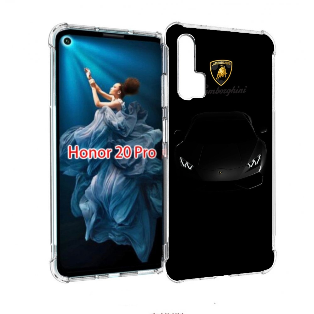 

Чехол бампер MyPads lambo ламба 4 мужской для Honor 20 Pro проти, Прозрачный, Tocco