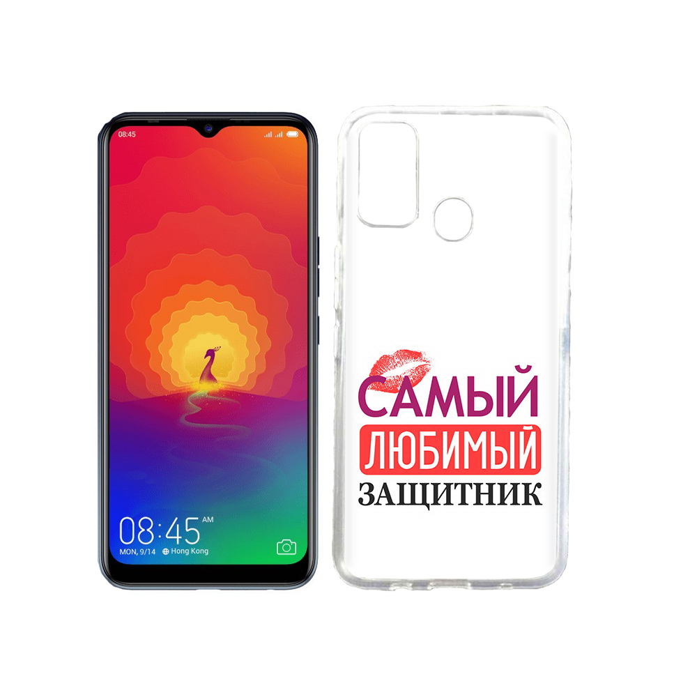 

Чехол MyPads Tocco для Tecno Spark 4 любимый защитник, Прозрачный, Tocco