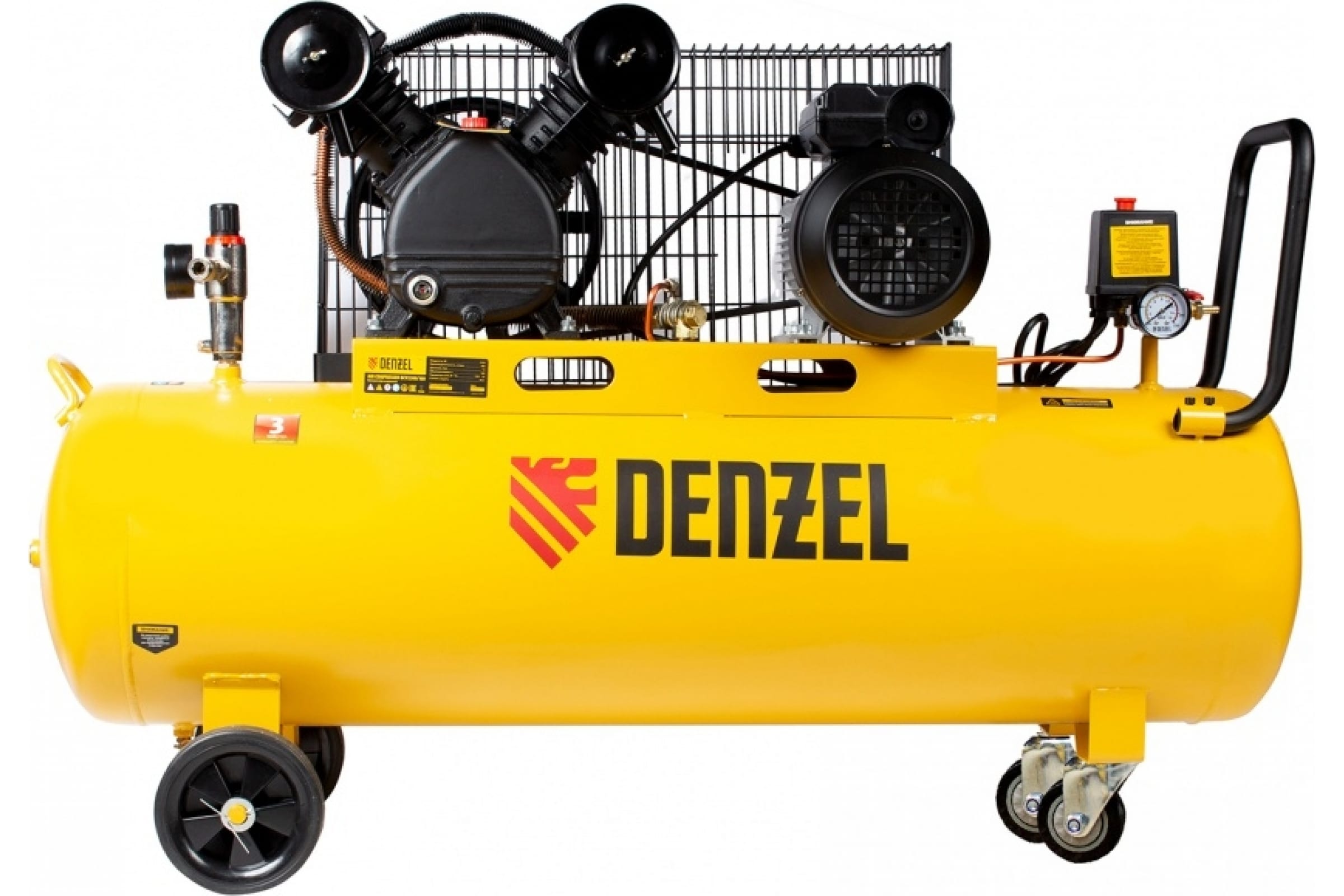 Компрессор 440 л мин. Компрессор Denzel bcv2300/100. Компрессор воздушный bcv2300/100, Ременный привод, Denzel. Denzel bcv2200/100.