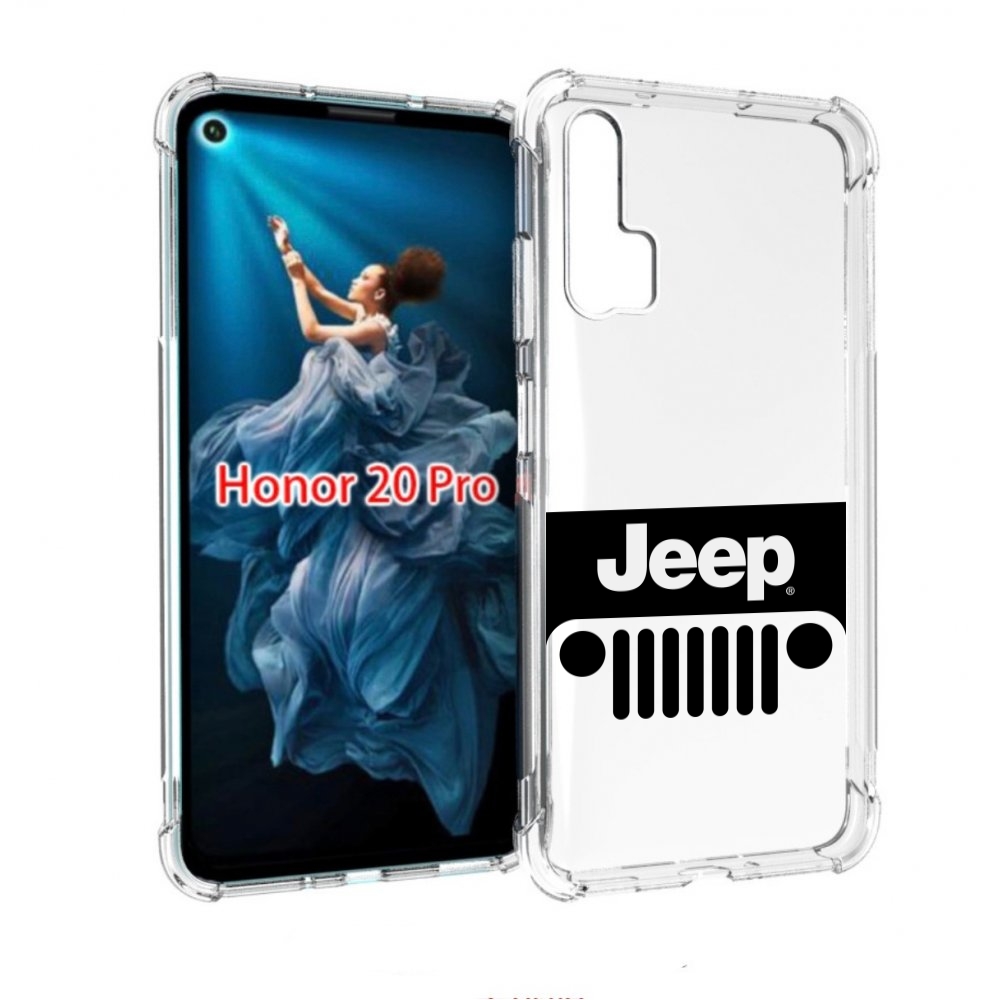 

Чехол бампер MyPads jeep-джип-3 мужской для Honor 20 Pro противо, Прозрачный, Tocco